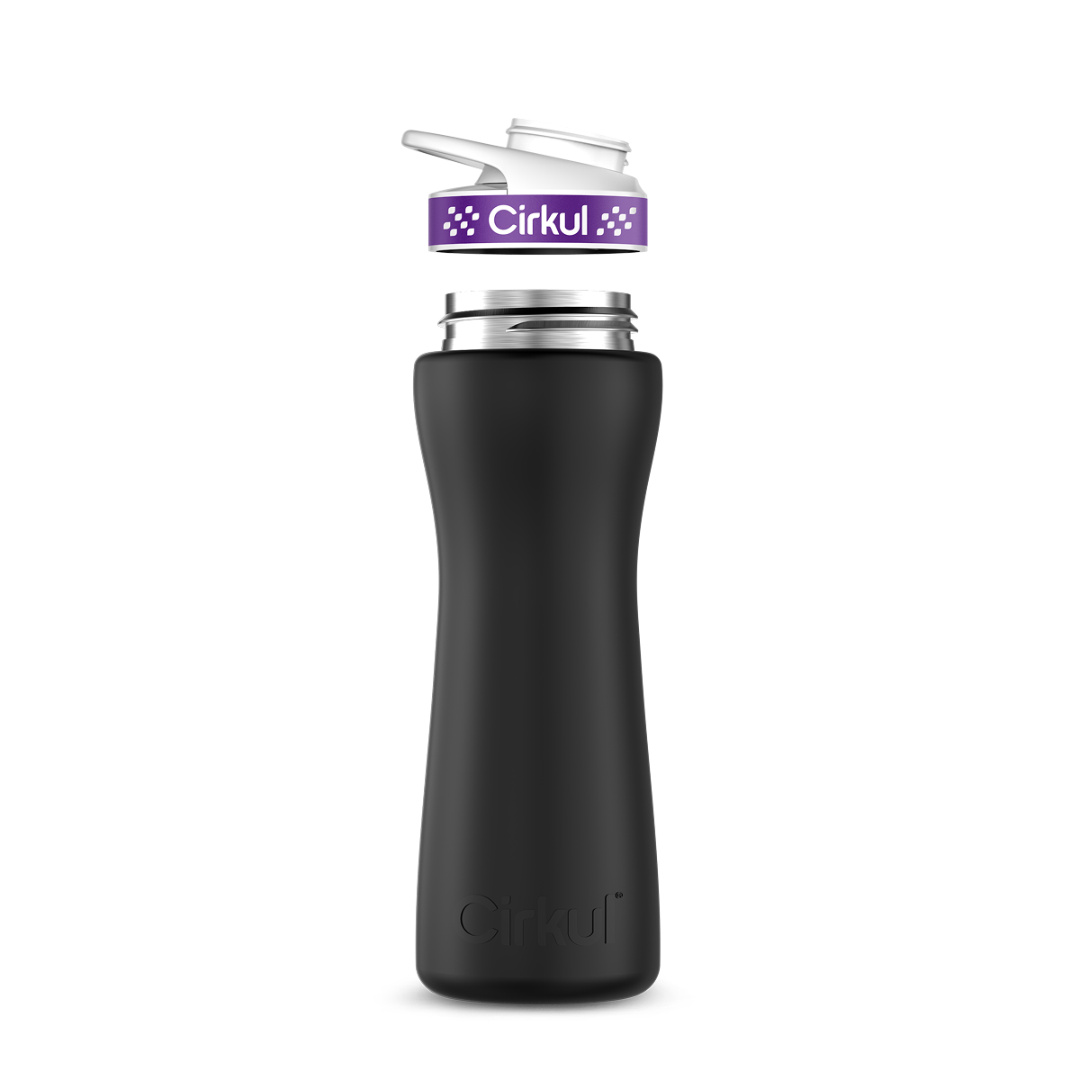 22oz. Stainless Steel Bottle & Comfort Grip Lid